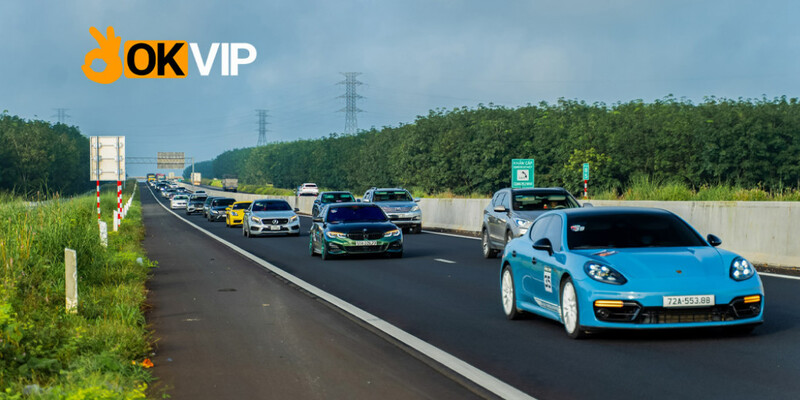 Tổng quan sự kiện OKVIP đồng hành cùng Caravan Trip 2023 với nhiều siêu xe hạng sang